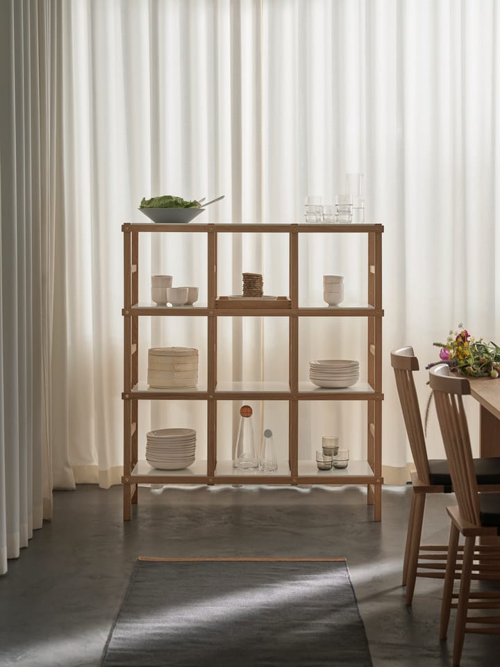 Półka Frame wysoka, Dąb-biały Design House Stockholm