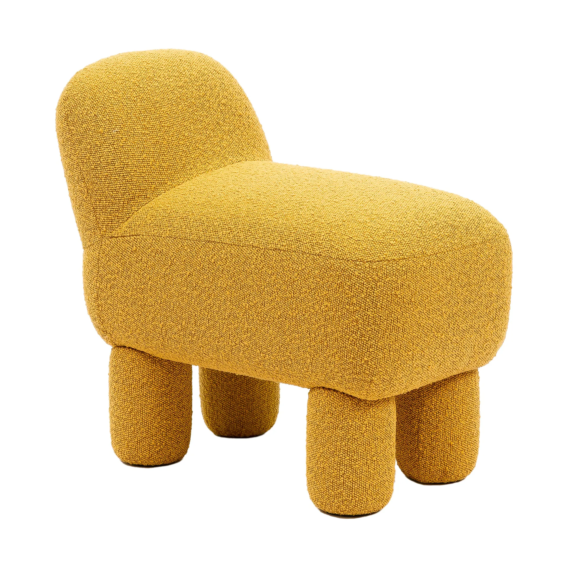 Pufa do siedzenia Lulu 36x65 cm, Yellow Design House Stockholm