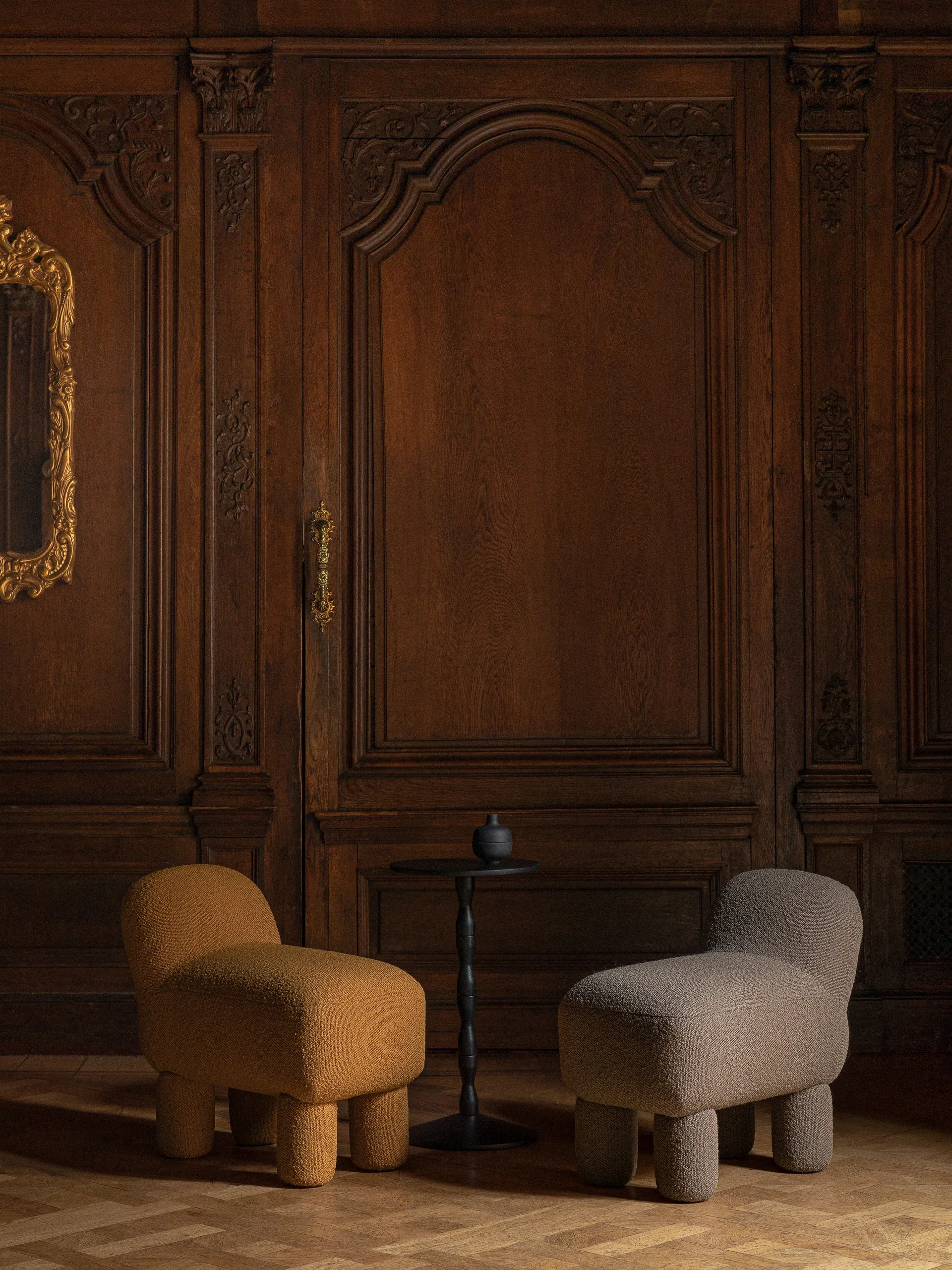 Pufa do siedzenia Lulu 36x65 cm, Yellow Design House Stockholm