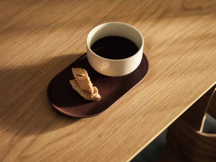 Płyta owalna Sand 12,5x20 cm, Red clay Design House Stockholm