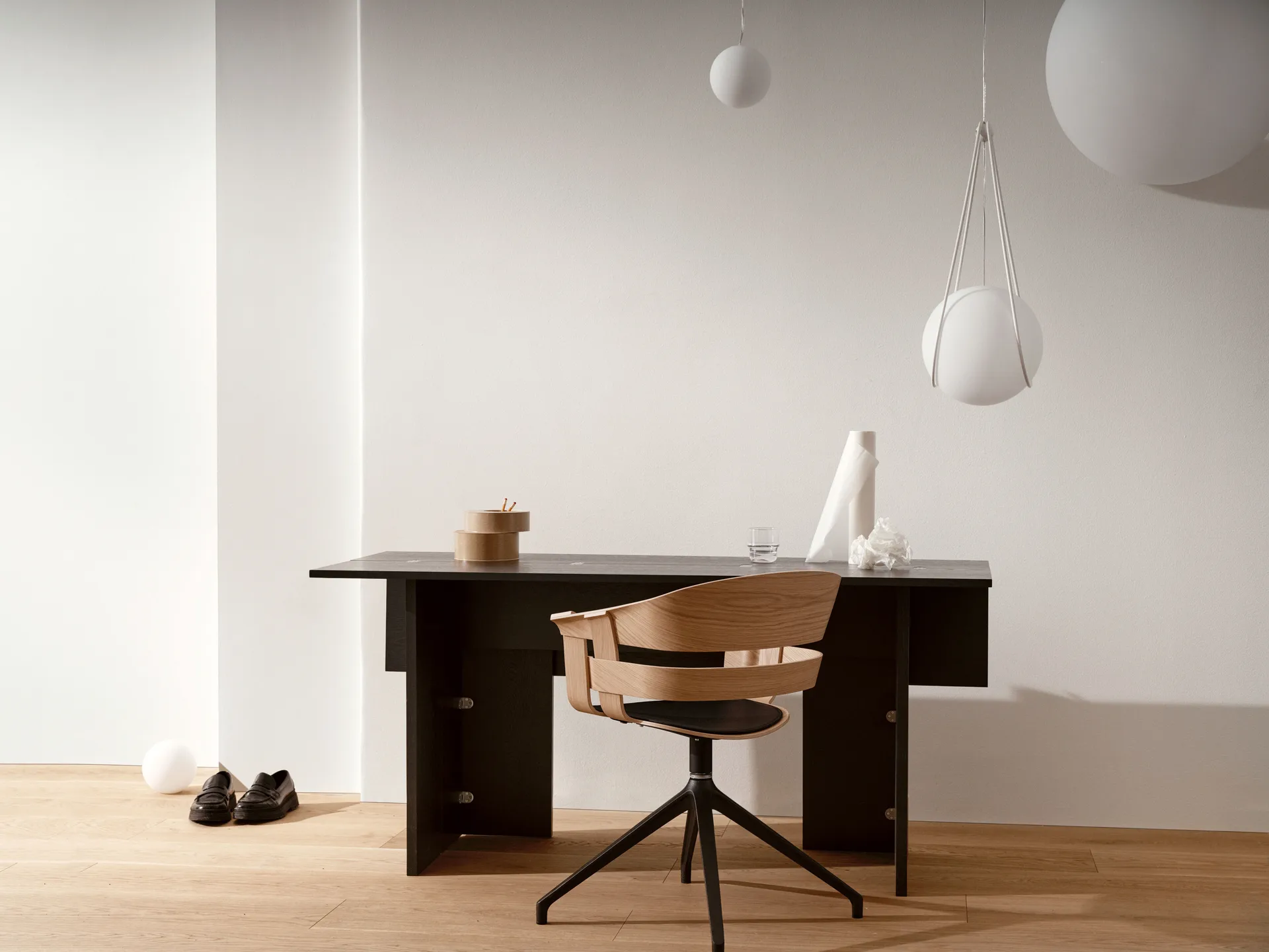 Stół Flip, Czarny 160 cm Design House Stockholm