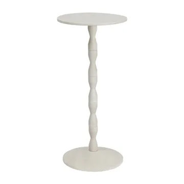 Stół Pedestal Ø31x67,5 cm - Stained white grey - Design House Stockholm