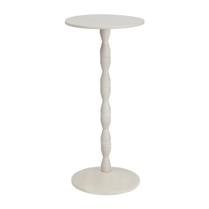 Stół Pedestal Ø31x67,5 cm - Stained white grey - Design House Stockholm