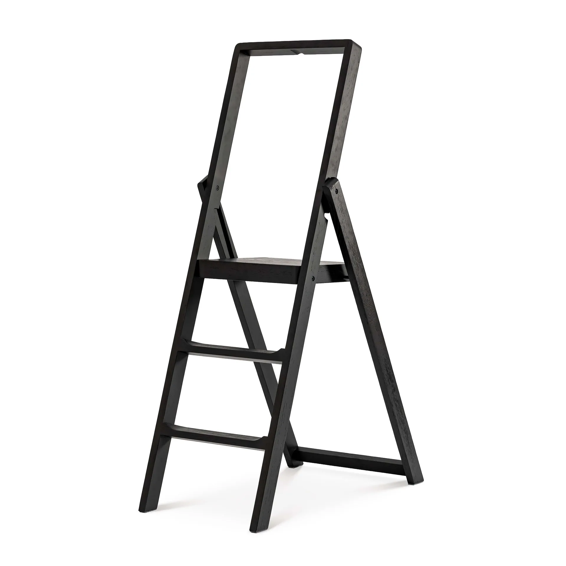 Stołek Step, Lakierowany na czarno Design House Stockholm