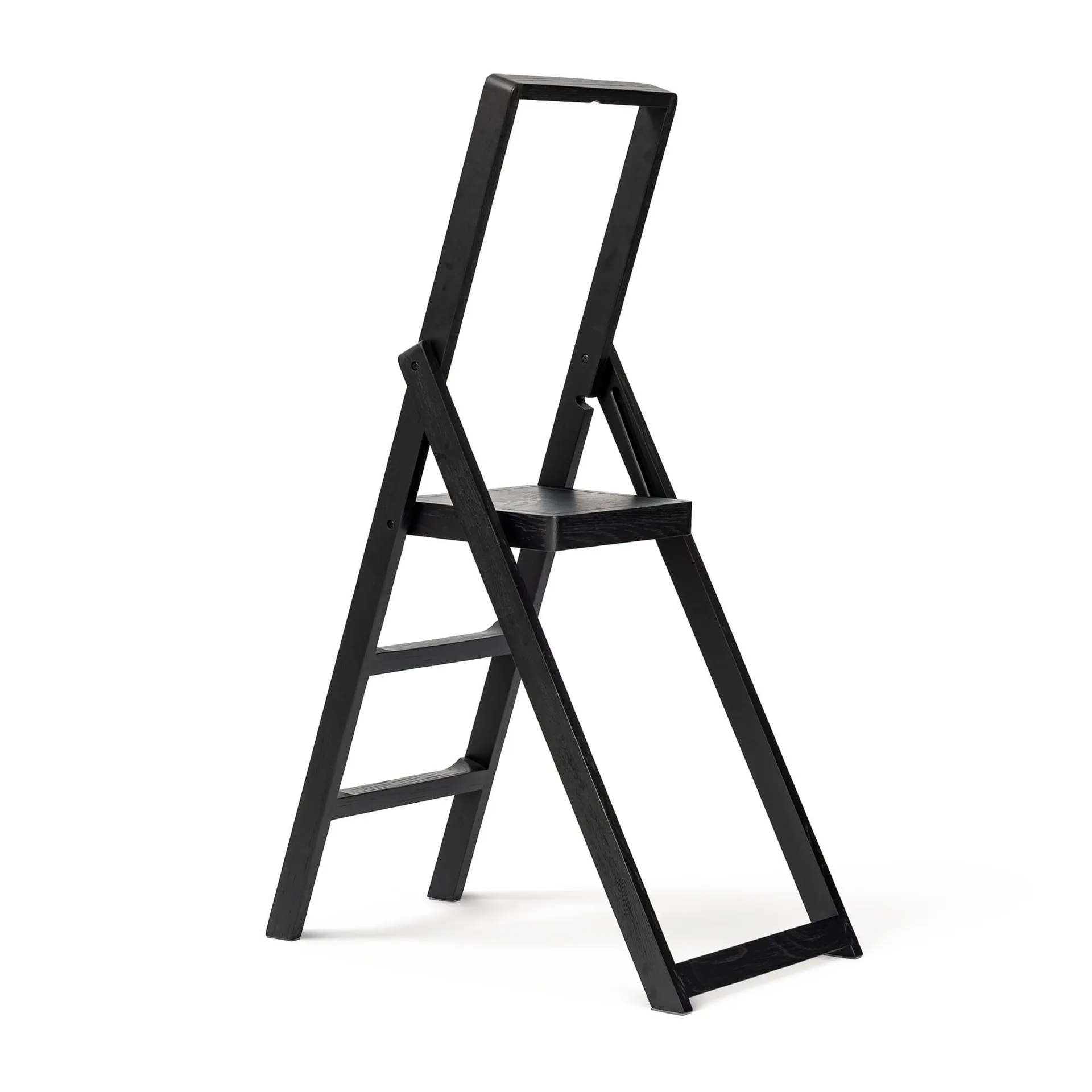 Stołek Step, Lakierowany na czarno Design House Stockholm