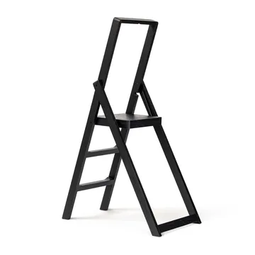 Stołek Step - Lakierowany na czarno - Design House Stockholm