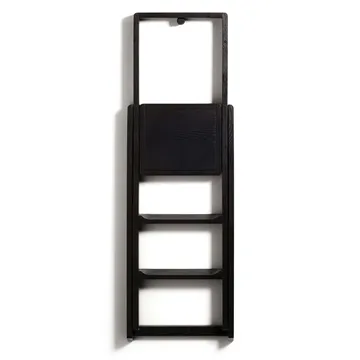 Stołek Step - Lakierowany na czarno - Design House Stockholm