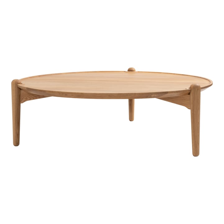 Stolik kawowy Aria Ø90 cm - Dąb 30 cm - Design House Stockholm