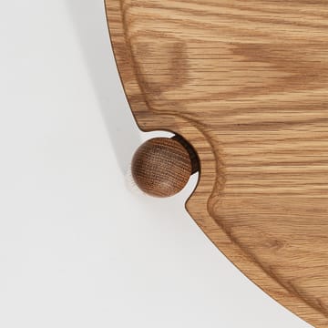 Stolik kawowy Aria Ø90 cm - Dąb 30 cm - Design House Stockholm