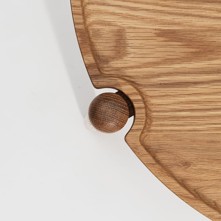 Stolik kawowy Aria Ø90 cm, Dąb 30 cm Design House Stockholm