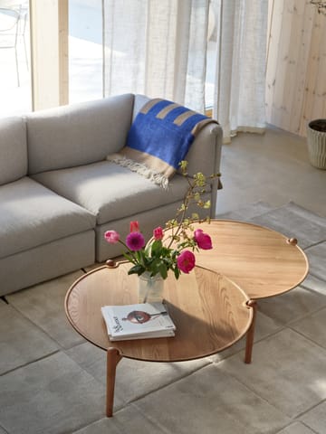 Stolik kawowy Aria Ø90 cm - Dąb 42,5 cm - Design House Stockholm
