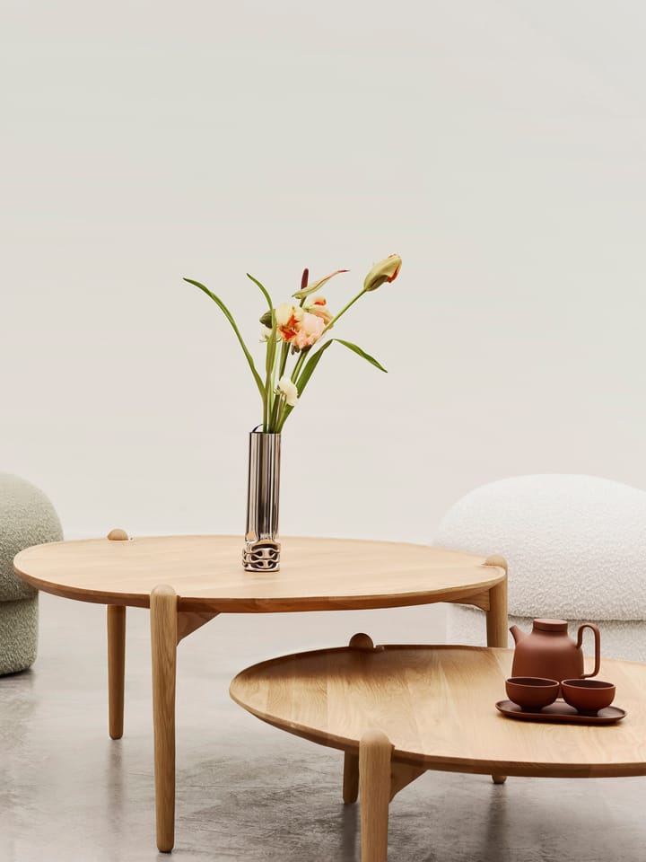 Stolik kawowy Aria Ø90 cm, Dąb 42,5 cm Design House Stockholm