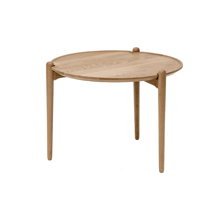 Stolik kawowy Aria Ø90 cm - Dąb 42,5 cm - Design House Stockholm