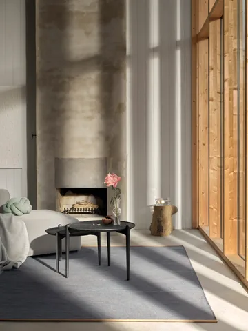 Stolik kawowy Aria - Czarny dąb, Ø50x37 cm - Design House Stockholm