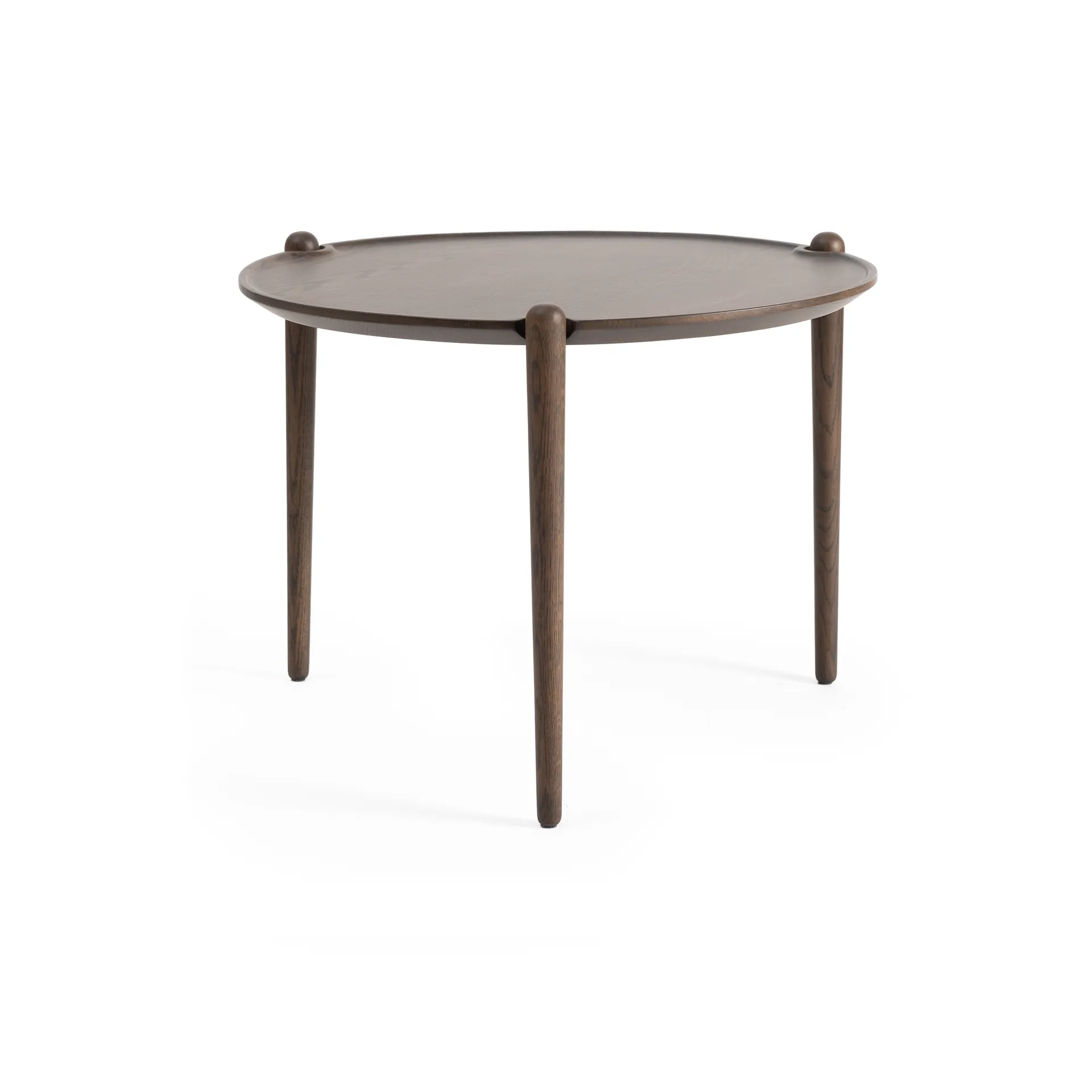 Stolik kawowy Aria, Dark oak, Ø60x46 cm Design House Stockholm