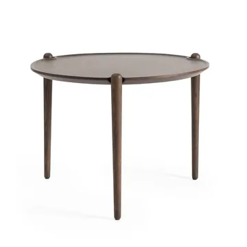 Stolik kawowy Aria - Dark oak, Ø60x46 cm - Design House Stockholm