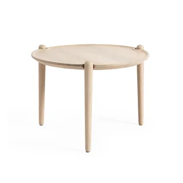 Stolik kawowy Aria - Light oak, Ø60x37 cm - Design House Stockholm