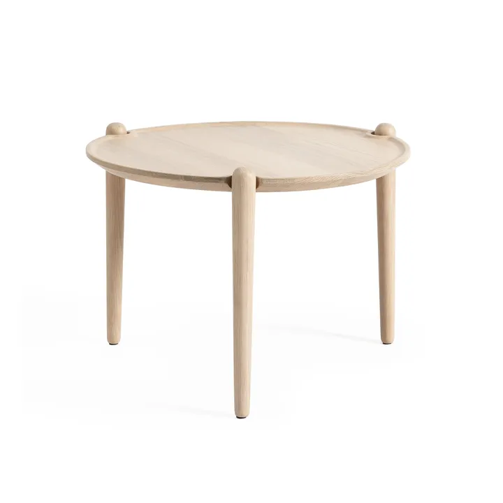 Stolik kawowy Aria - Light oak, Ø60x37 cm - Design House Stockholm