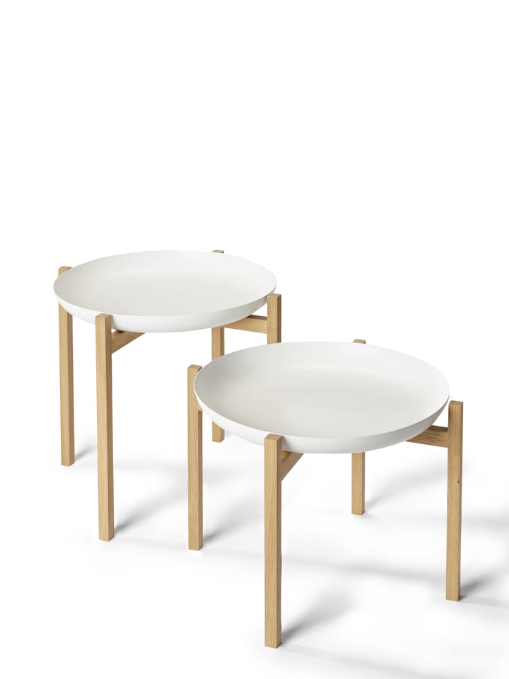 Stoliki boczne Tablo Table Set - Low White - Design House Stockholm