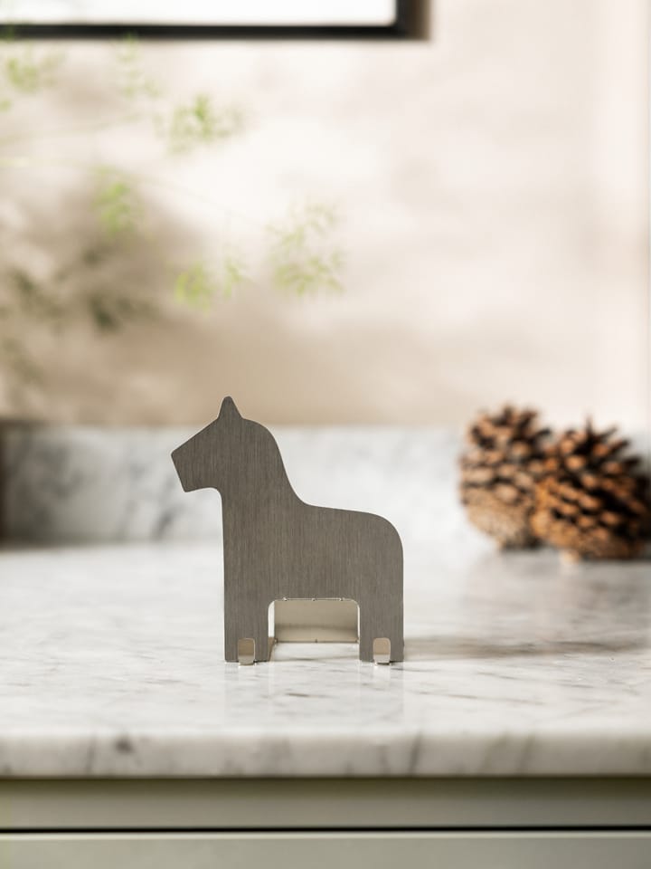 Świecznik świąteczny Pop-up w kształcie konia, Stal nierdzewna Design House Stockholm