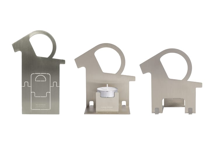Świecznik świąteczny Pop-up w kształcie kozła, Stal nierdzewna Design House Stockholm