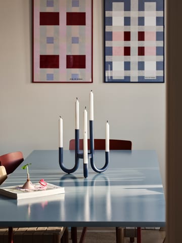 Świecznik Turn - Blue - Design House Stockholm