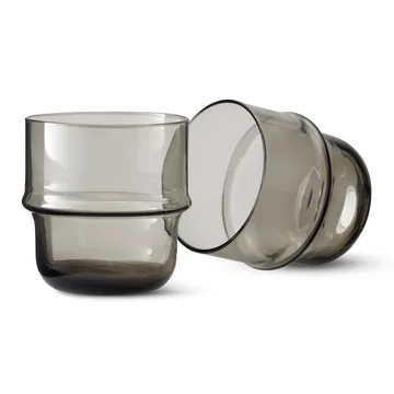 Szklanki NM& Unda 2-pak - szary - Design House Stockholm