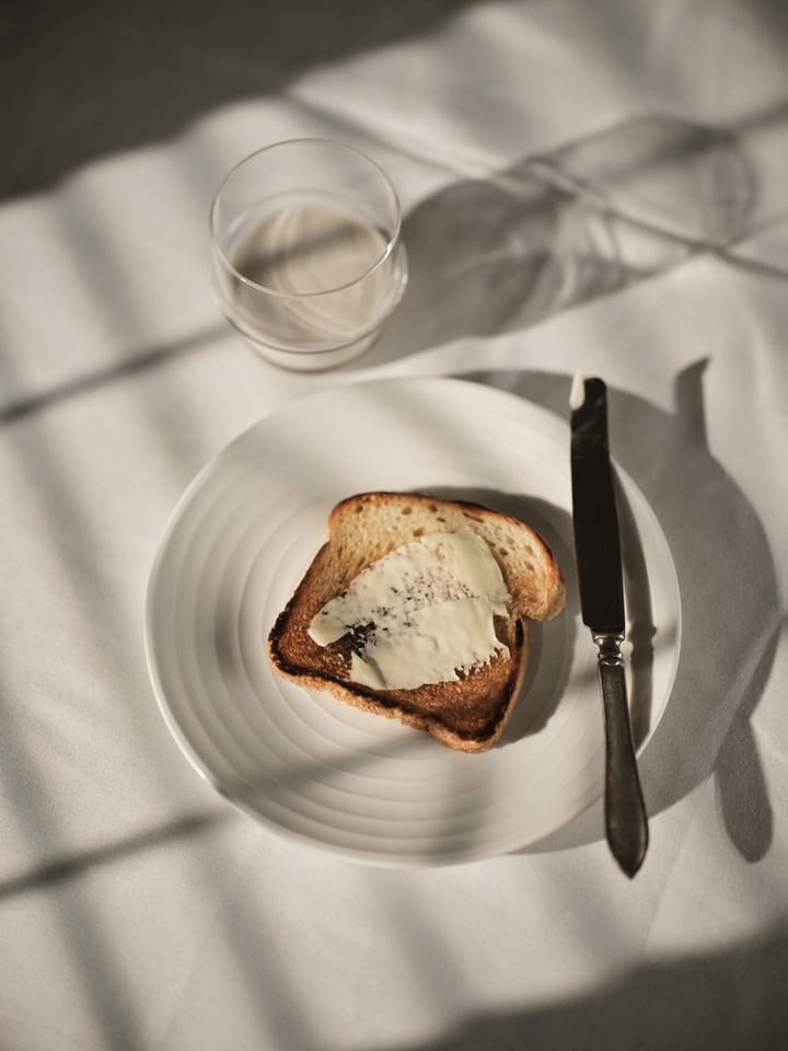 Talerz Blond mały, paski - biały Design House Stockholm