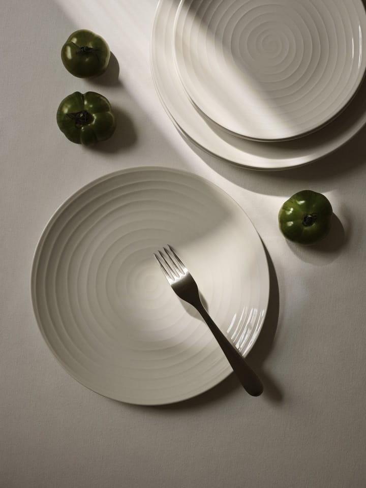 Talerz Blond mały, paski - biały Design House Stockholm