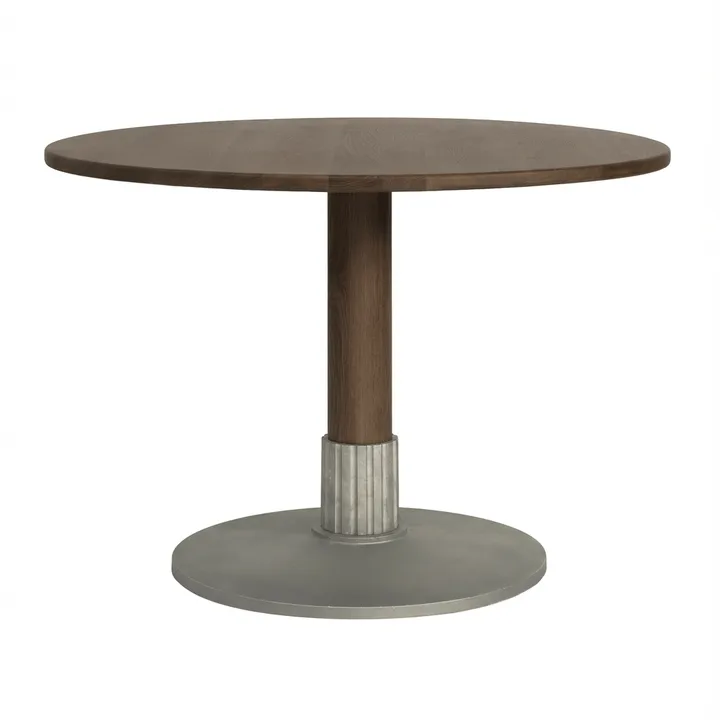 Tock Table stół jadalniany - Ciemny dąb, Ø110x76 cm - Design House Stockholm