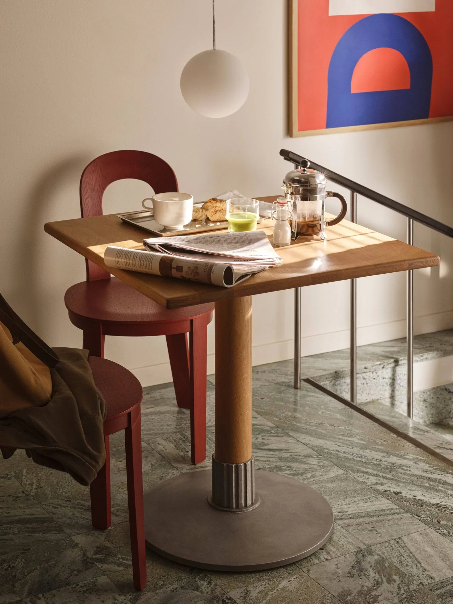 Tock Table stół jadalniany, Dąb, 75x75x76 cm Design House Stockholm