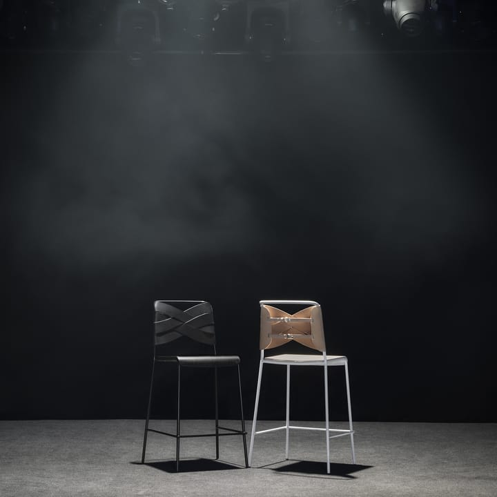 Torso krzesło barowe, popielato-Natura Design House Stockholm