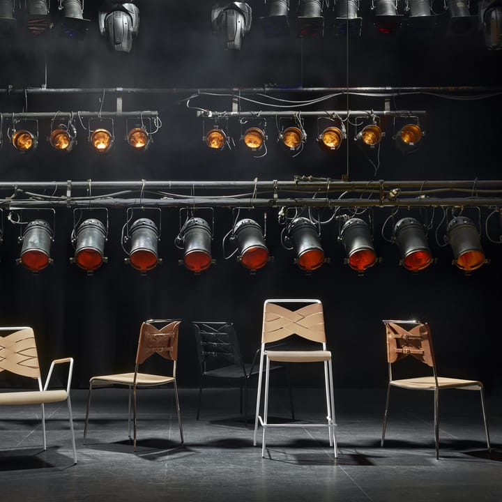 Torso krzesło barowe, popielato-Natura Design House Stockholm