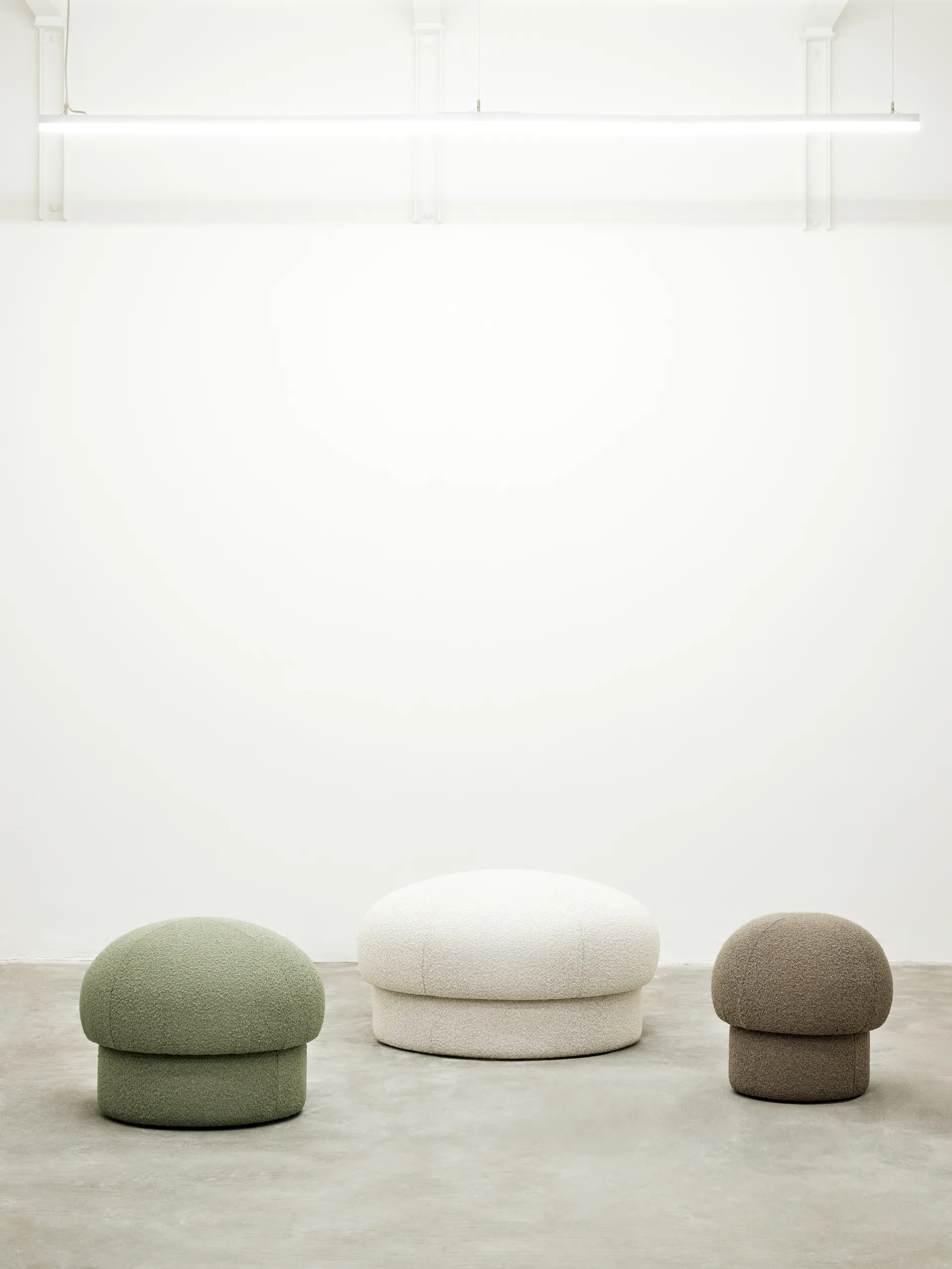 Uno pufa Ø50 cm, Brown Design House Stockholm