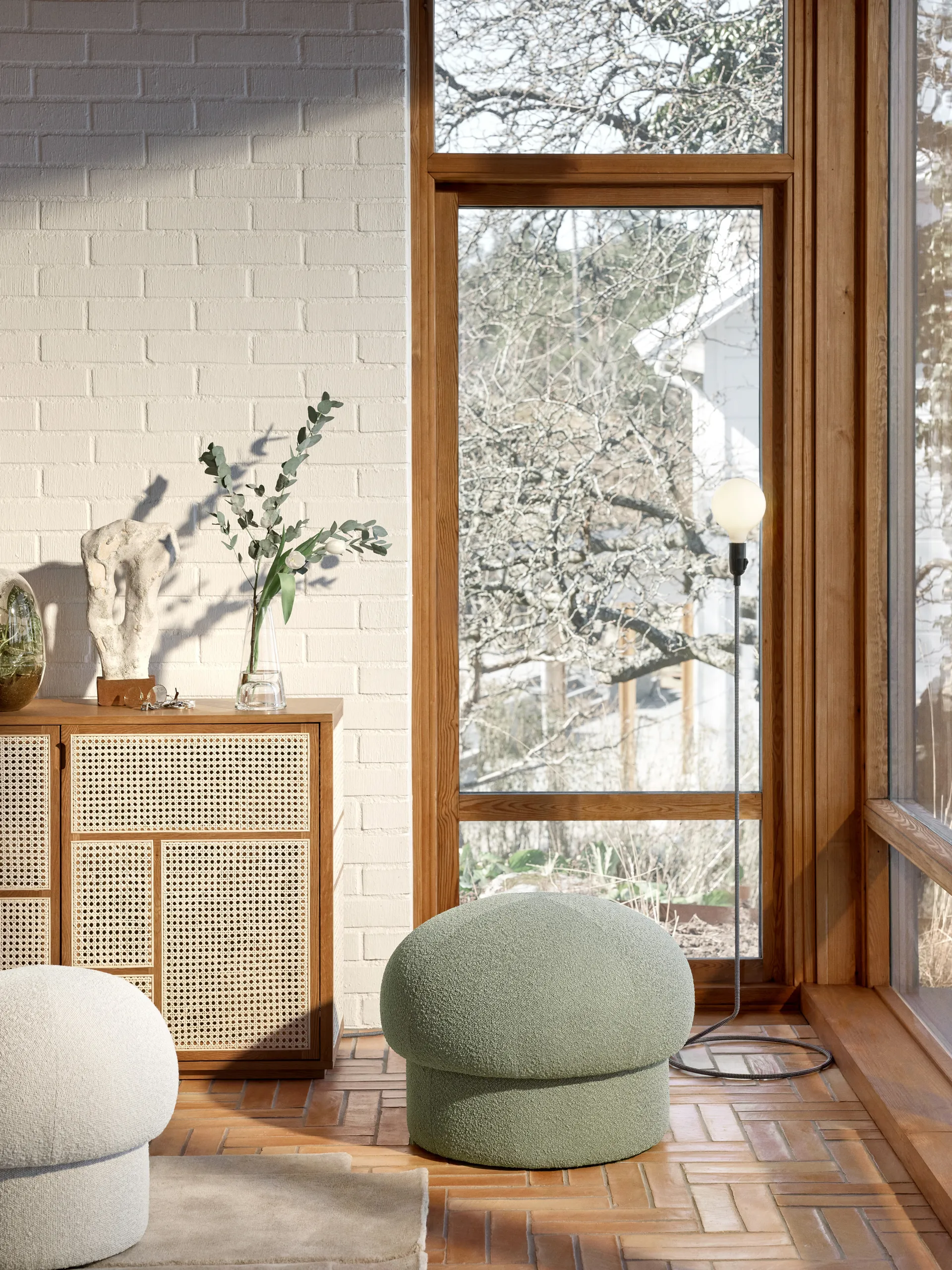 Uno pufa Ø65 cm, Green Design House Stockholm