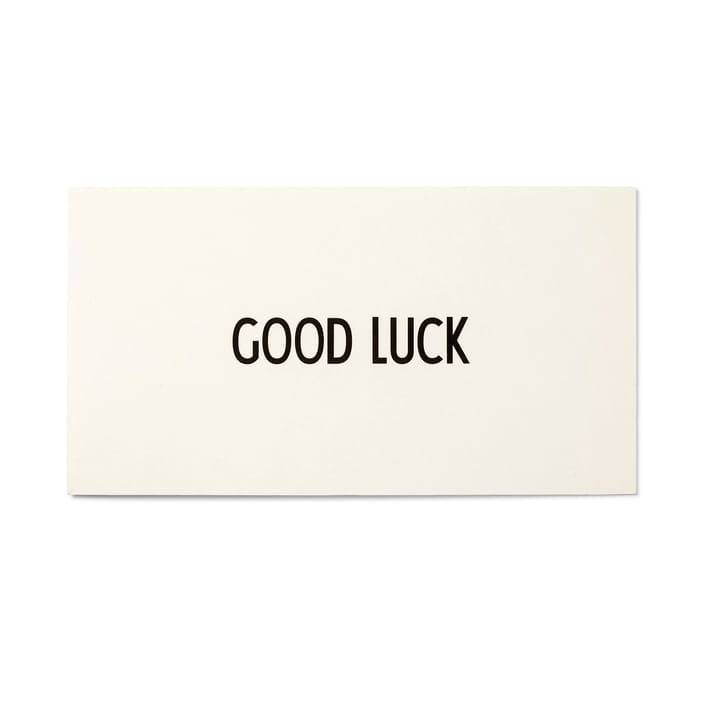 AJ Vintage ABC karta - Good Luck - Design Letters