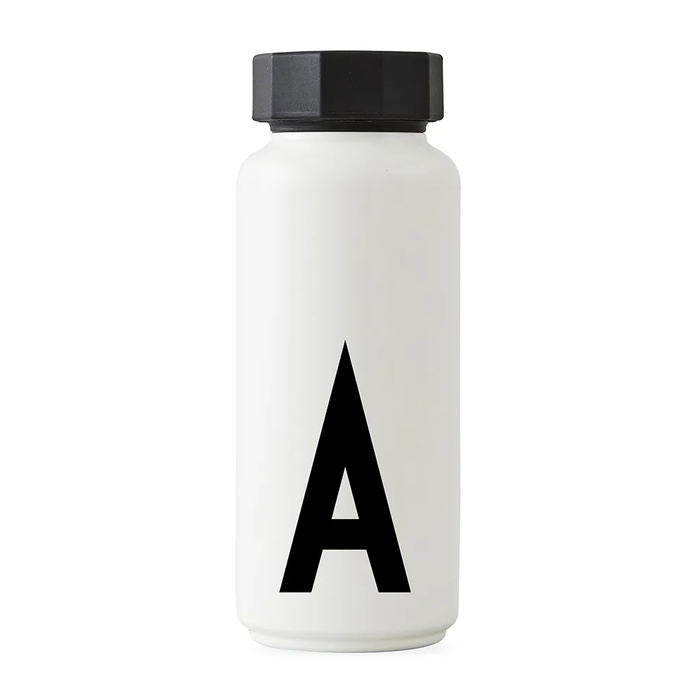 AJ Vintage Thermos Bottle, A Design Letters