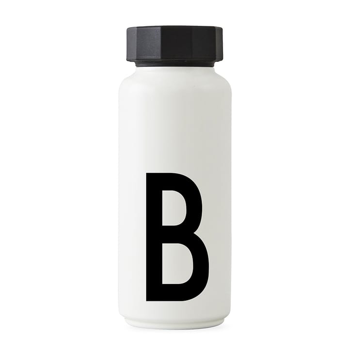 AJ Vintage Thermos Bottle - B - Design Letters