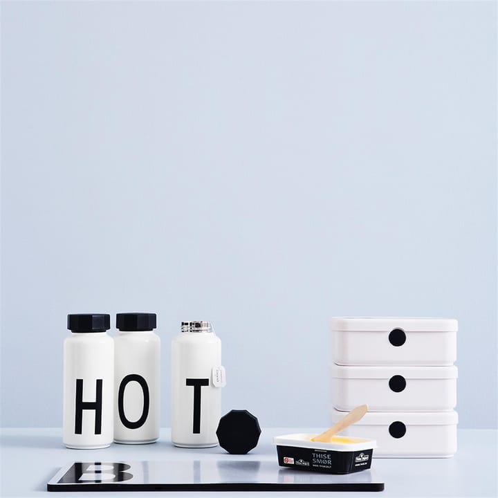 AJ Vintage Thermos Bottle - B - Design Letters