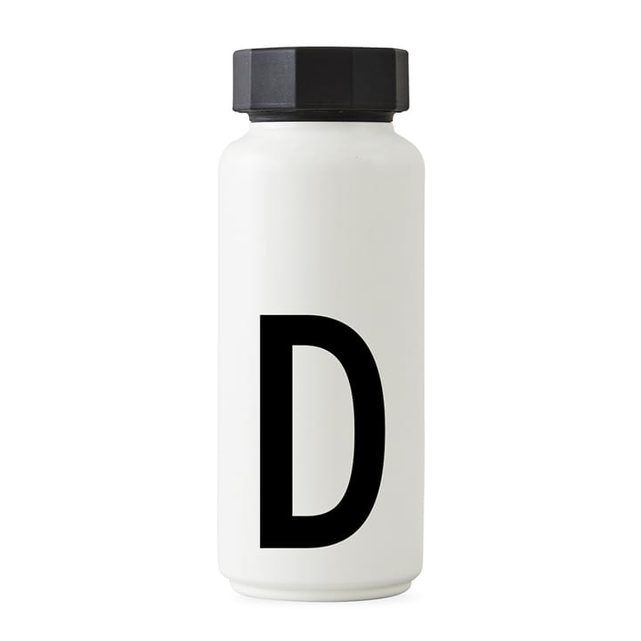 AJ Vintage Thermos Bottle - D - Design Letters