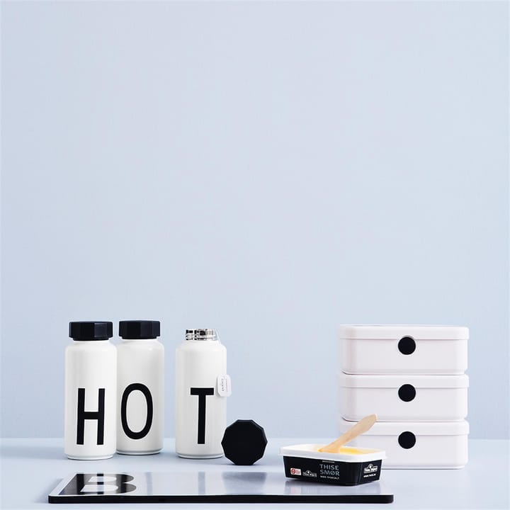 AJ Vintage Thermos Bottle, D Design Letters