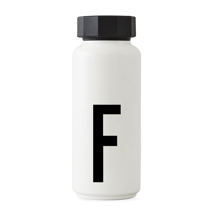 AJ Vintage Thermos Bottle - F - Design Letters