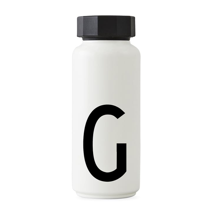 AJ Vintage Thermos Bottle - G - Design Letters