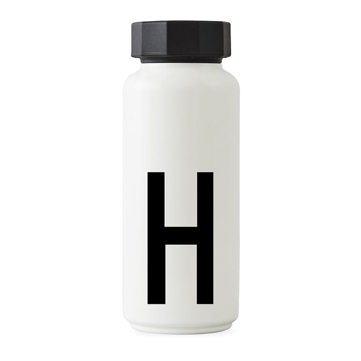 AJ Vintage Thermos Bottle - H - Design Letters