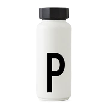 AJ Vintage Thermos Bottle - P - Design Letters