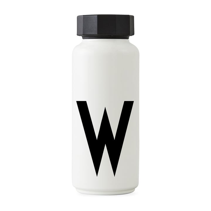 AJ Vintage Thermos Bottle - W - Design Letters