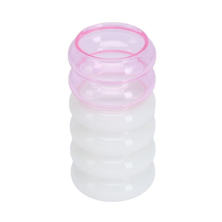 Bubble 2-w-1 wazon i świecznik 13,5 cm - Pink - Design Letters
