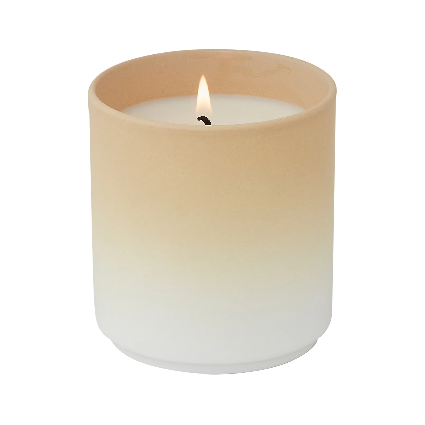 Design Letters dip dye świeca zapachowa Ø8 cm, Beżowy Design Letters