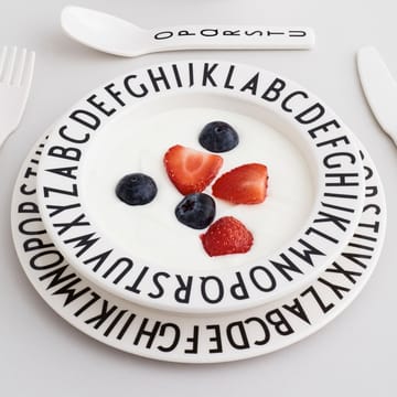 Design Letters Eat & Learn Zestaw upominkowy Premium - Zielono-biały - Design Letters