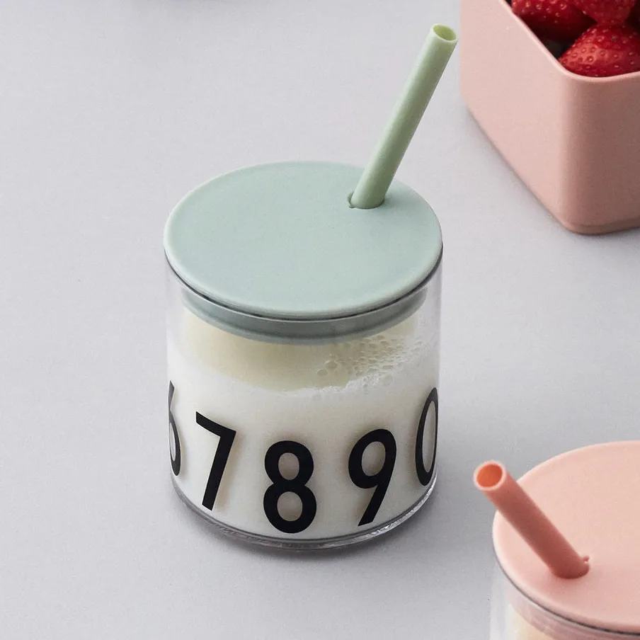 Design Letters Eat & Learn Zestaw upominkowy Premium, Zielono-biały Design Letters